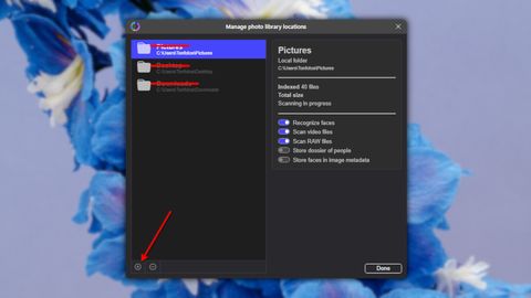 Setting up Tonfotos' main library folder
